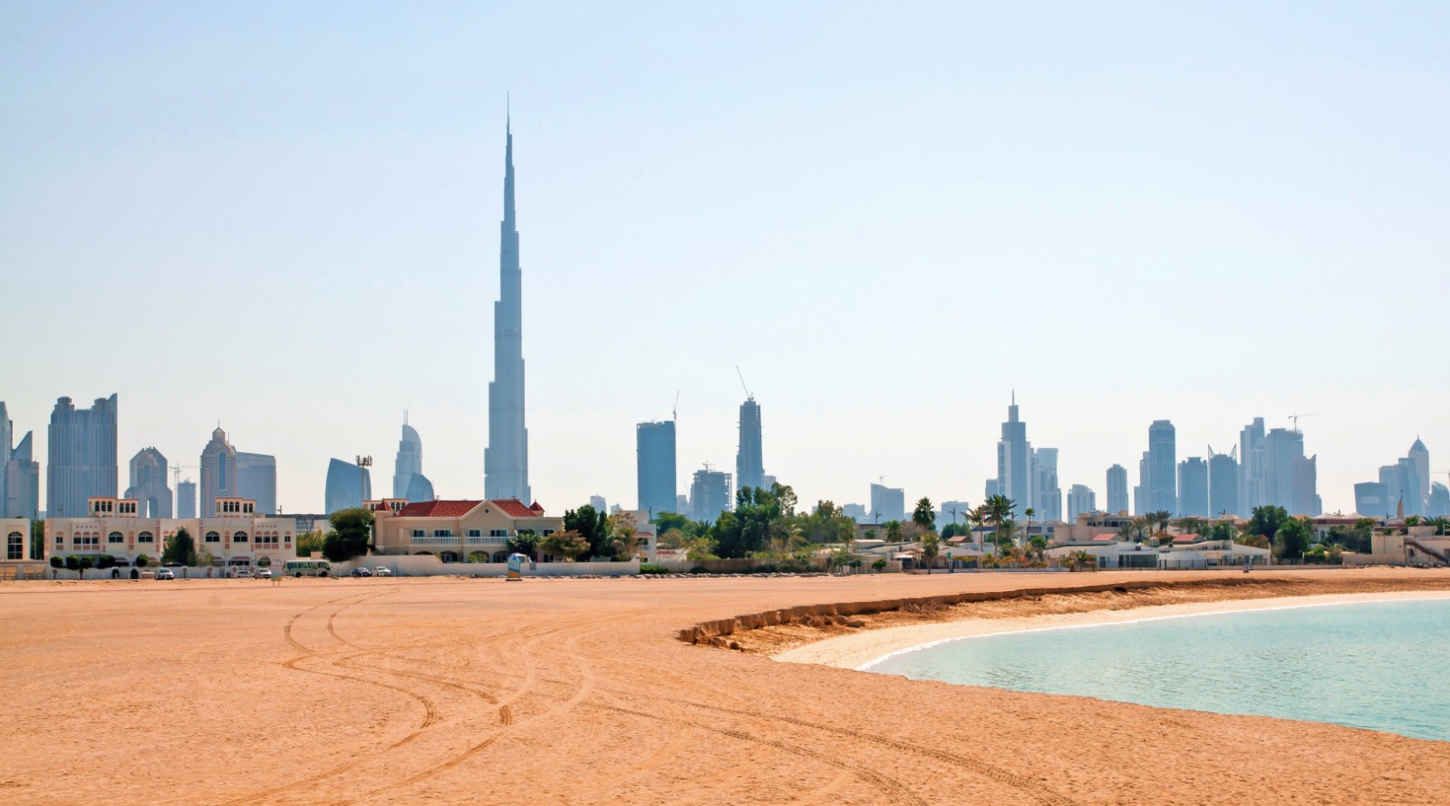 Burj Khalifa from Jumeirah Beach
